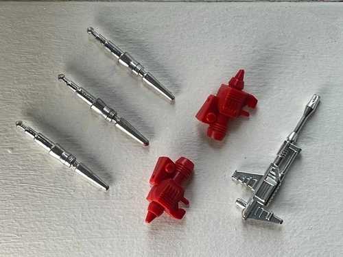 Transformers G1 Bluestreak Complete Original Weapons Set Vintage Hasbro Takara