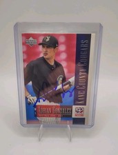 Adrian Gonzalez Signed IP 2001 Upper Deck Minor League Rc Rookie Card Auto. rookie card picture