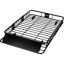 Roof Rack Cargo Basket 64 x 39 x 6 Heavy Duty 200 LBS Capacity for SUV Truck