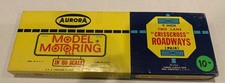 One Box 2 Piece Aurora 9 Crisscross Roadways 1524 HO Slot car Track
