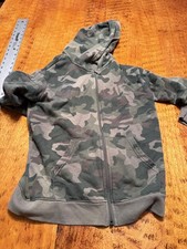 Cat  Jack Hoodie Youth Medium 8 Camo Full Zip Sweatshirt Boys Long Sleeve A14