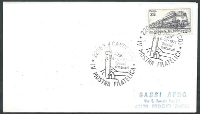 1971 ITALIEN SONDERUMSCHLAG ANNULLIERUNG CANTU PHILATELISTISCHE AUSSTELLUNG STEMPEL ANKUNFT - KI17