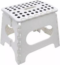 Folding Step Stool Lightweight & Portable Ideal for Kitchen, Bathroom, Garage