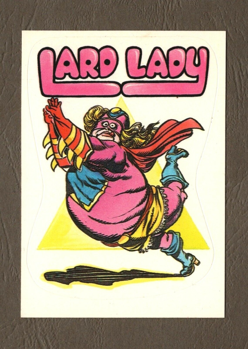 1983 Donruss Zero Heroes Trading Card #10 – Lard Lady | eBay