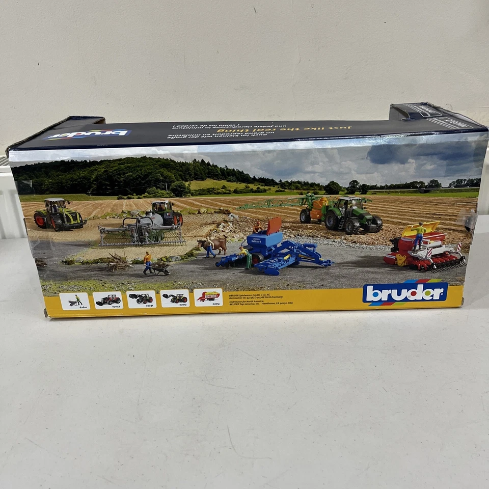 Bruder Cattle trailer + 1 cow 1:16 Scale Model - Image 3 of 4