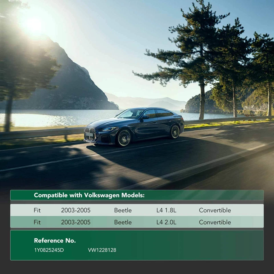 Protector contra salpicaduras del motor inferior del conductor para Volkswagen Beetle 2003-2005 convertible Foto 2 de 4