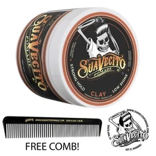 Suavecito Firme Clay Pomade 4 oz. Can