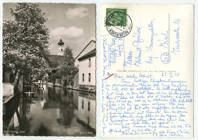 02704 - Bad Aibling - real photo - postcard, expired 26.5.1958