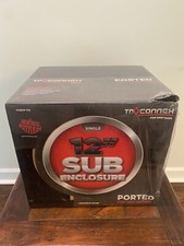 Metra TCBXP-112 12" Single Ported Car Subwoofer Enclosure Charcoal Black