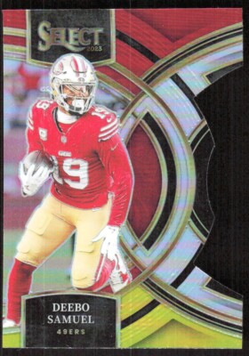 2023 9046E Panini Select RED YELLOW PRIZM DIE-CUT Deebo Samuel San Francisco