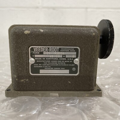Vintage VEEDER-ROOT Form CX 124806 Mechanical Counter - 48VDC 8W MADE IN USA