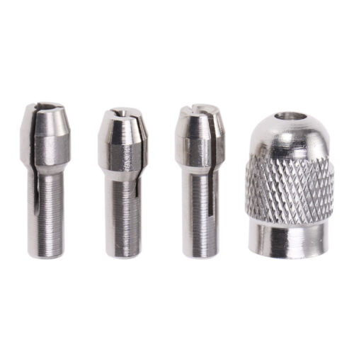  4 Pcs Electric Grinding Drill Collets Adapter Nut Kit Set Electric Mill - Afbeelding 1 van 12