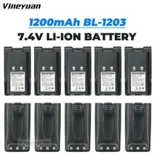 10X BL-1203 Replacement Li-ion Battery for HYT Hytera TC600 TV600U TC-600V Radio