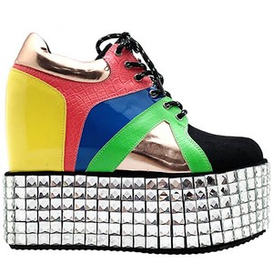 rave platform sneakers