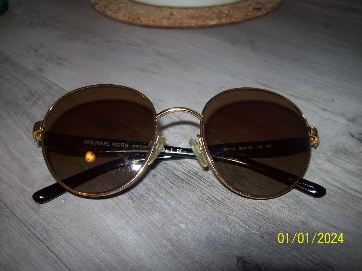 Michael Kors Sunglasses Gold Frame MK1007 (Sadie III). | eBay