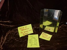 LIGHT REFLECTOR SET FOR MILLS & JENNINGS ANTIQUE SLOT MACHINE