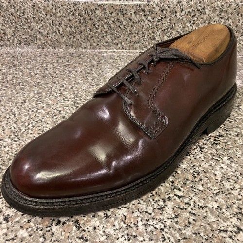 Bostonian 25734 Vintage Burgundy Plain Toe Blucher 8 EEE/E GUC - Picture 7 of 23