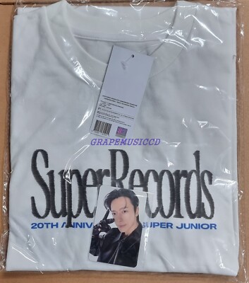 SUPER JUNIOR 20th ANNIVERSARY EXHIBITION SUPER RECORDS T-SHIRT