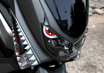 Yamaha Nmax 125 155 160 Shark Sticker Graphic 3m Decal Set