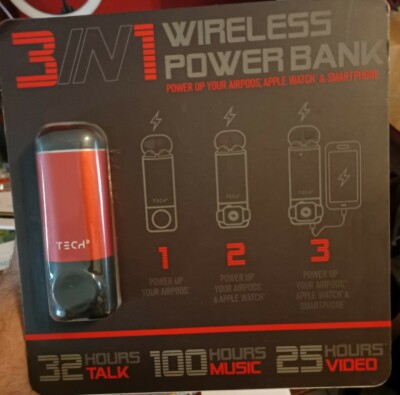 Tech2 TPb9500 5200mAh 3 in1 Portable Wireless Power Bank