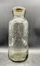 ORIGINAL REEDS PATTIES CANDY JAR REED CANDY CO. CHICAGO With LID