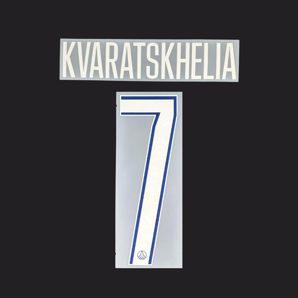 OFFICIAL KVARATSKHELIA #7 2024-25 UCL 4th PSG PRINT | eBay