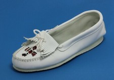 M12 Mokassins Indianer Hippie Boho Ethno Leder Minnetonka Bootsschuhe Perlen 35