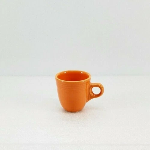 FIESTA  AD CUP ESPRESSO DEMITASSE tangerine orange NEW
