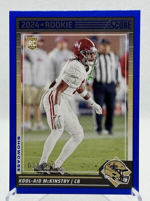 Kool-Aid Mckinstry 2024 Panini Score RC Blue SSP 033/100