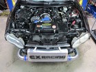 CX Front Mount Intercooler Piping Kit For 93-02 Camaro LT1 LS1 Single Turbo Blue