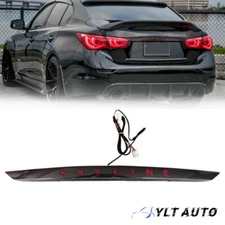 Fit 2014-2017 Infiniti Q50 Q50S Skyline Rear LED Dynamic Signal Red Tail Light