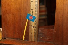 Vintage 1960's Slot Car Track Flag and Pole Superior Performance Products