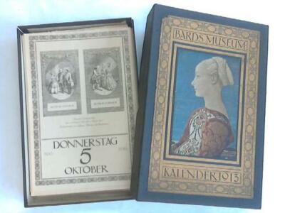 Bards Museumskalender auf das Jahr 1913