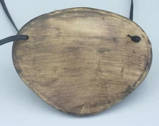 Antique LEATHER Eye Patch, Replaceable strap, Hand Made --WORLD'S BEST EYE PATCH
