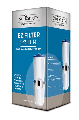 Still Spirits EZ Filter for distilled spirits or water. Easy to use.