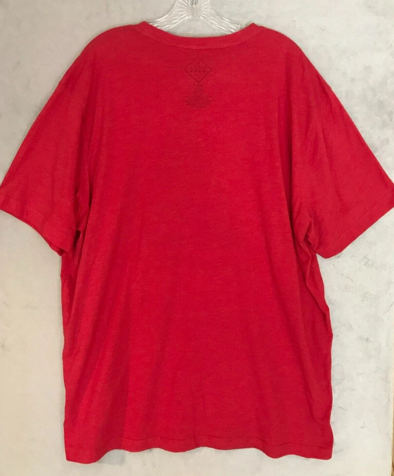 Camiseta My Food Pyramid Pizza Bacon Beer Para Hombre Roja Manga Corta Mezcla de Algodón 2XLT Foto 2 de 4