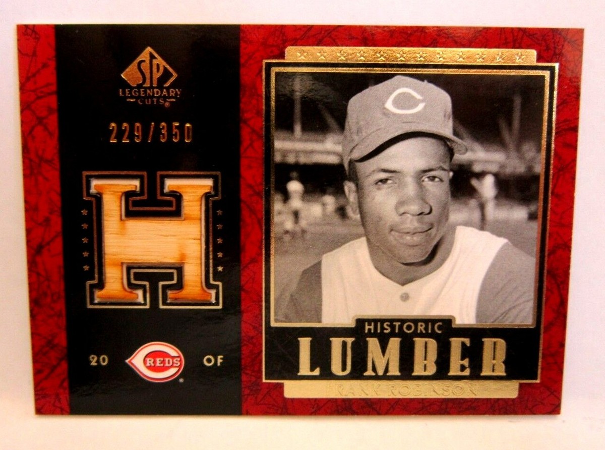 Frank Robinson 2003 SP Legendary Cuts Historic Lumber GU Bat
