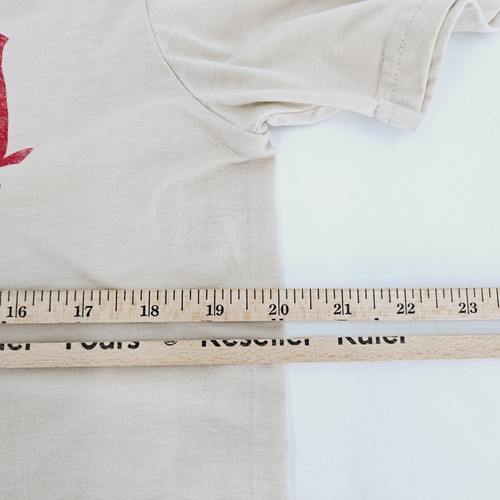 Coors Beer Western Spirit Cowboy Tee Mens MEDIUM M Graphic T-shirt Beige NEW - Picture 7 of 8