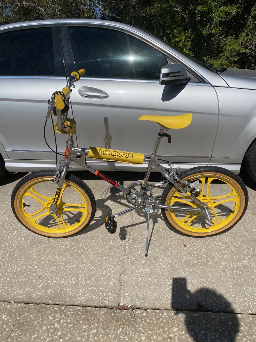 Mongoose Max Netflix Stranger Things 20 inch BMX Bike Yellow