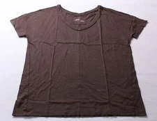 Aerie Women's Oversized V-Neck Boyfriend T-Shirt MH7 Deep Earth Size 2XS NWT