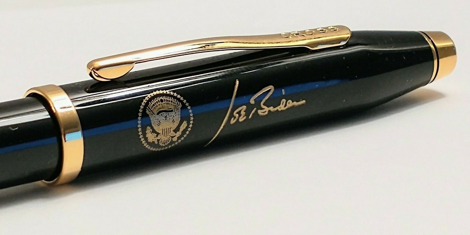 Biden Cross Century Ii Presidential Pen Donald Trump Bill Signing