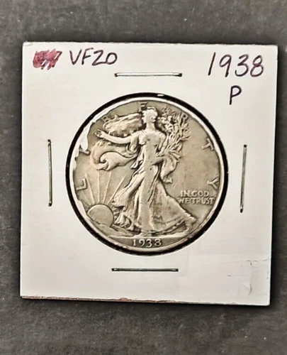 1938 P Walking Liberty Half  VF