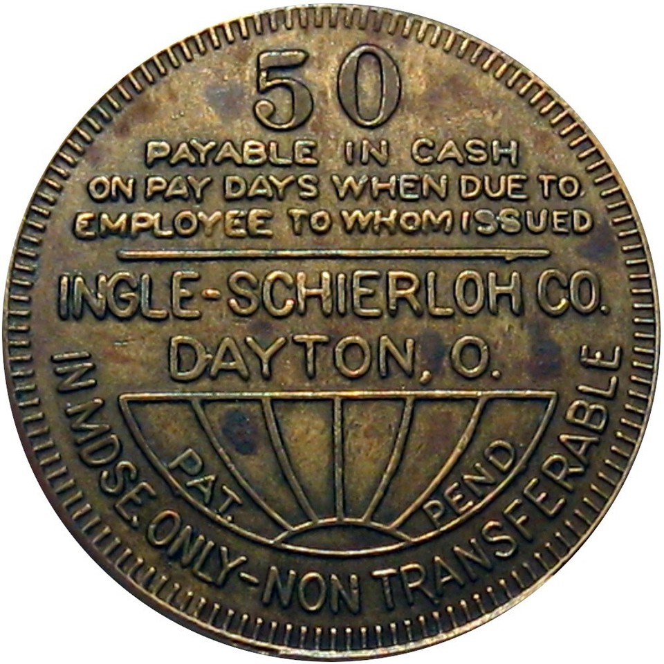 Weston West Virginia Lumber Scrip Good For Token Davis Lumber Co 50