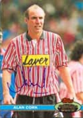 Alan Cork - Sheff Utd - Signed Trading Card - COA - (24014)