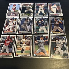 Lot (257) 2022-2024 Baseball 1ST ROOKIES Bowman Chrome RC SP Refractor Cards (e8
