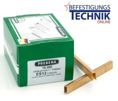 10400 Heftklammern Prebena ES12CNKHA verzinkt für 2XR-ES40 2P-ES40SDS KL-17