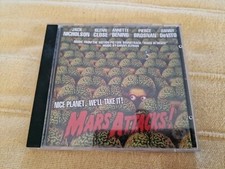 Mars Attacks-Soundtrack-Danny Elfman-Cd Jewel Case-1996 Warner-NM