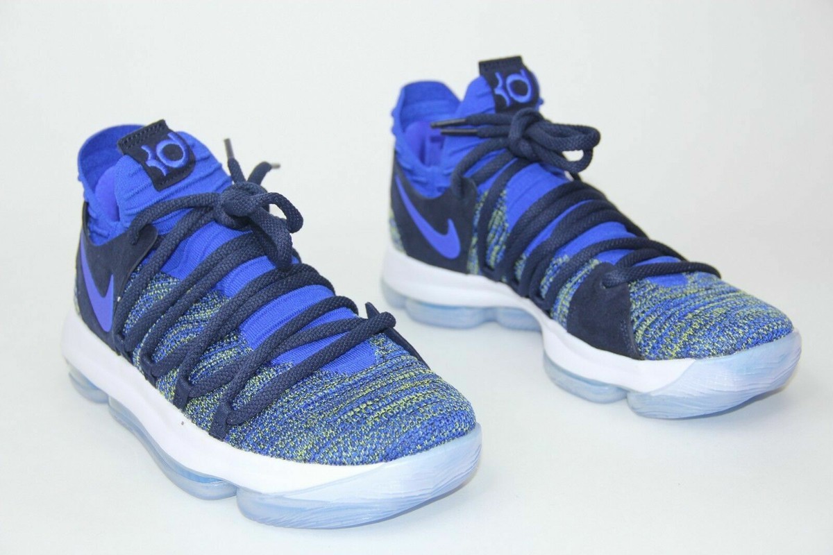 NIKE ZOOM KD10 NFS PE ID QS Racer Blue Navy Yellow White WARRIORS