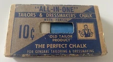 Vintage All-In-One Tailors & Dressmakers Chalk ~ No. 5  Old Tailor Product