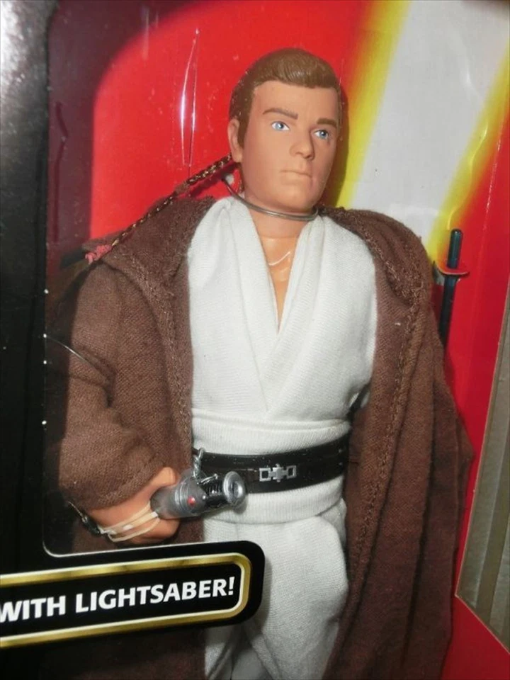 TOMY Star Wars Episodio 1 Obi-Wan Kenobi figura de 12 pulgadas de JAPÓN Foto 2 de 4
